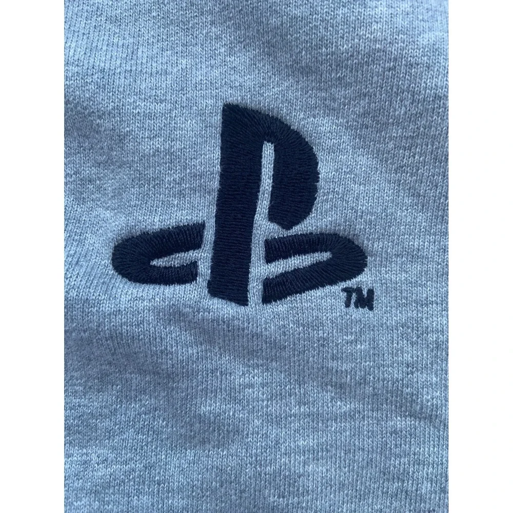 Stanley Stella PlayStation Grey Organic Cotton Sweatshirt Katakana Logo XXL